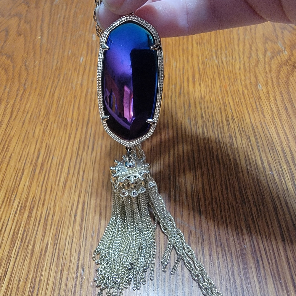 Kendra Scott Black Rayne Pendant Necklace